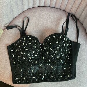 Sequin corset!